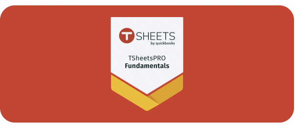 TSheetsPro Fundamentals badge