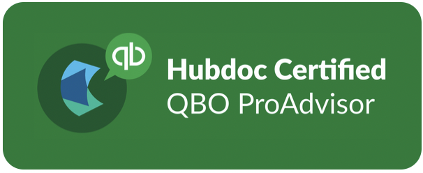 Hubdoc Certified QBO ProAdvisor badge