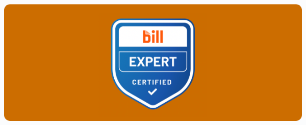 bill expert certified badge